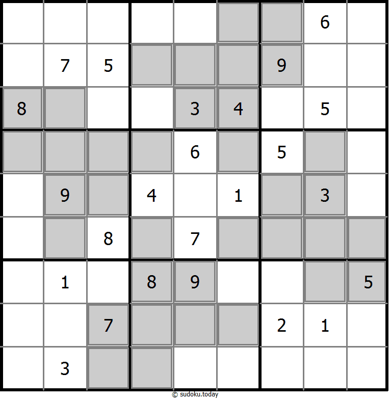 Sudoku de áreas extra