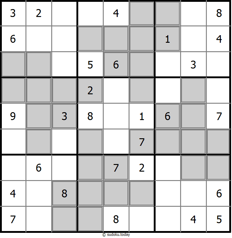 Sudoku de áreas extra