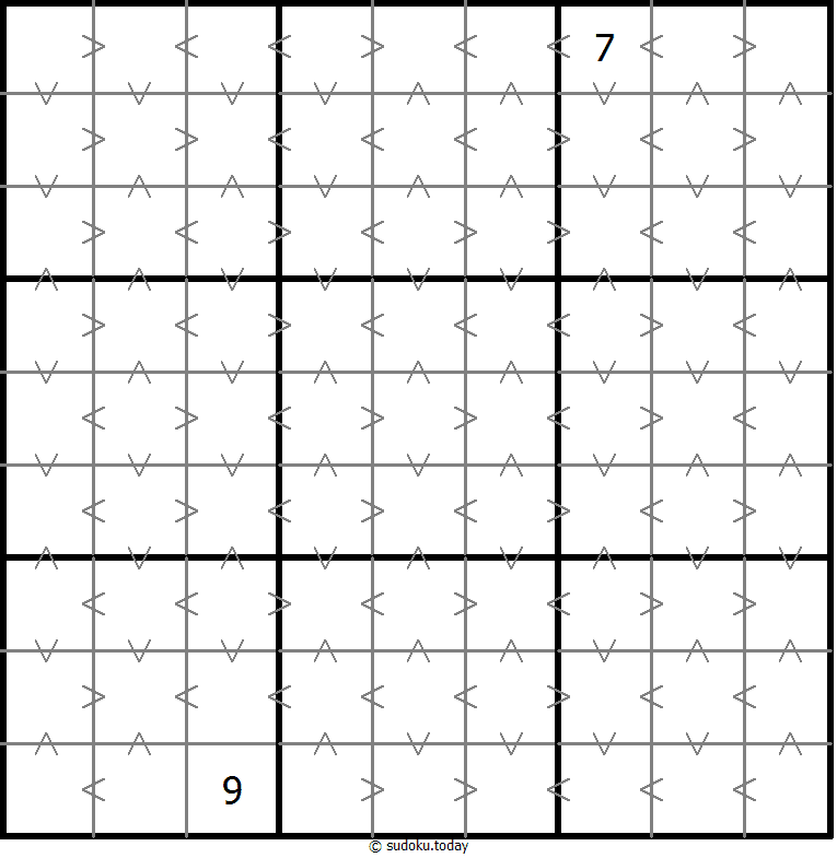 Sudoku de relación de tamaño