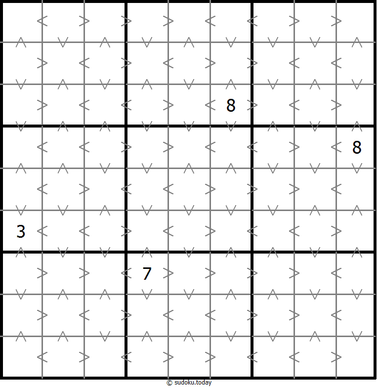 Sudoku de relación de tamaño