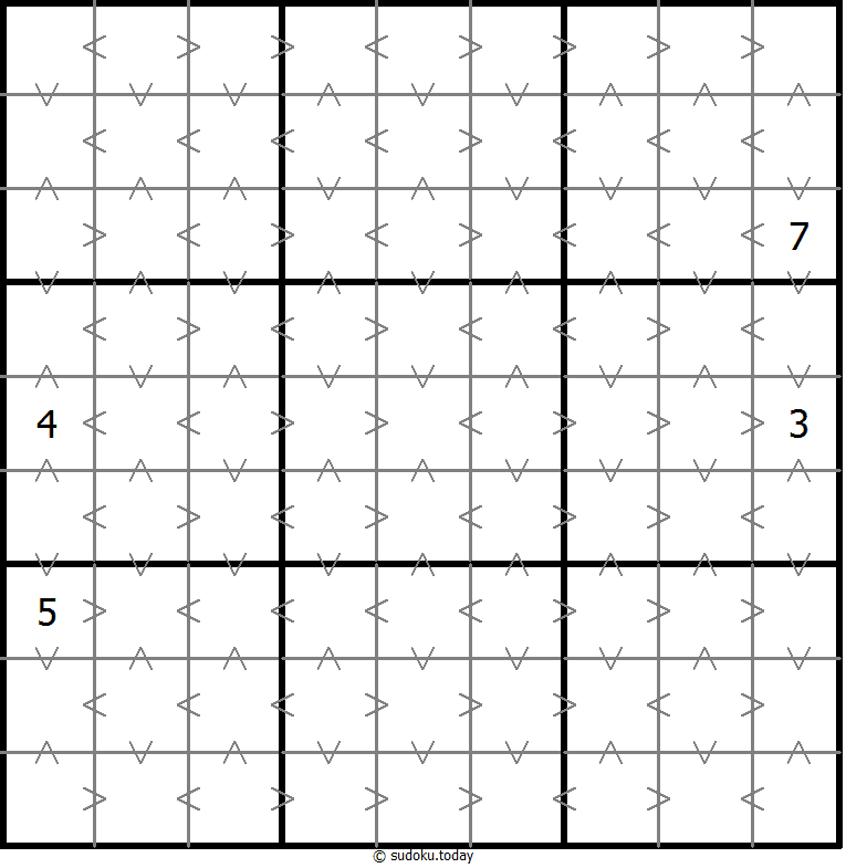 Sudoku de relación de tamaño