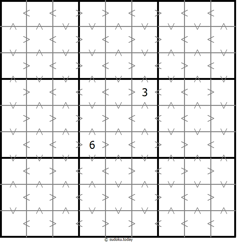 Sudoku de relación de tamaño