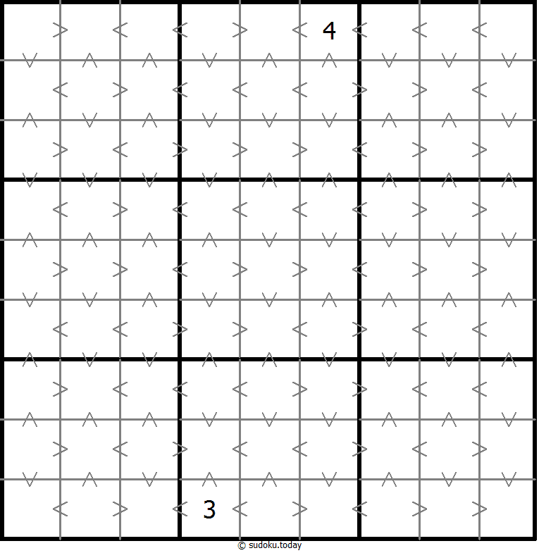 Sudoku de relación de tamaño