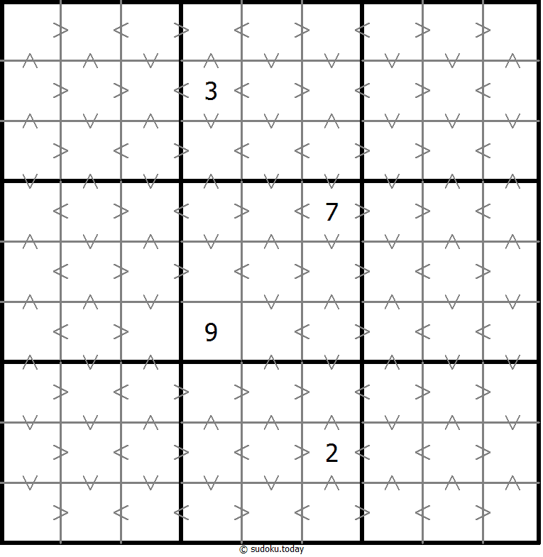 Sudoku de relación de tamaño