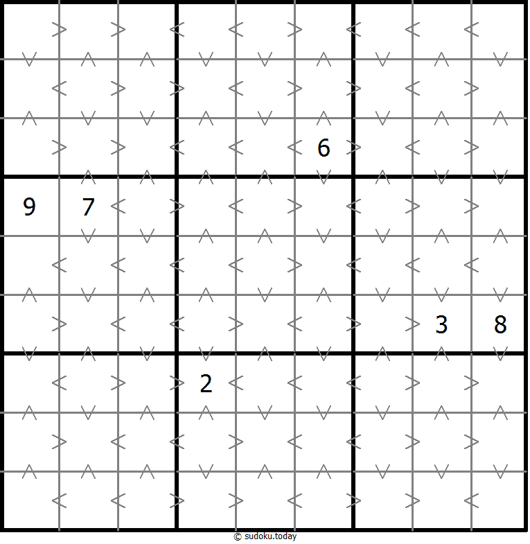 Sudoku de relación de tamaño
