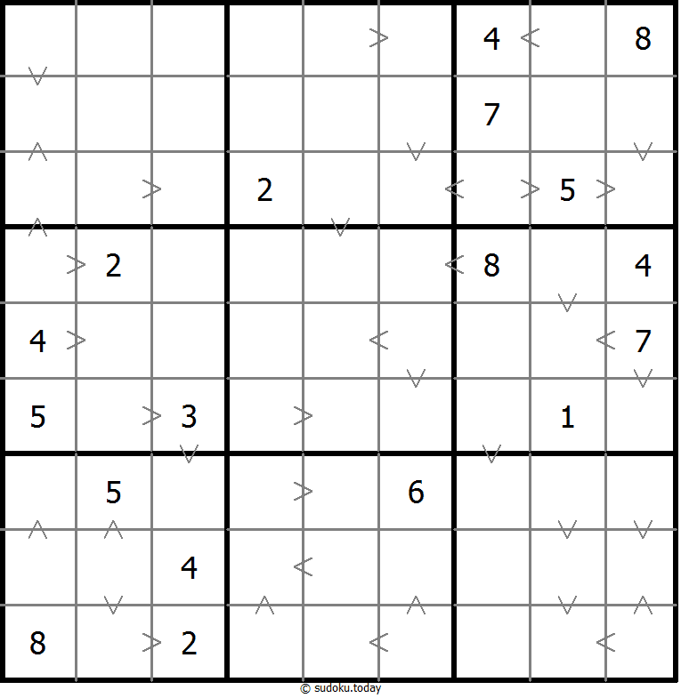 Sudoku de relación de tamaño