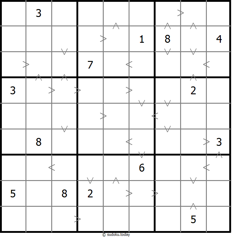 Sudoku de relación de tamaño