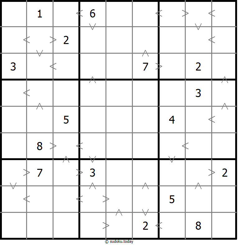 Sudoku de relación de tamaño