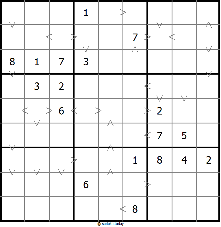 Sudoku de relación de tamaño