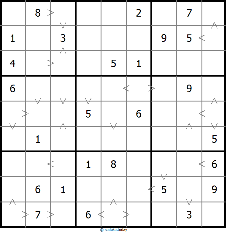 Sudoku de relación de tamaño