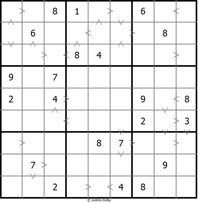 Sudoku de relación de tamaño