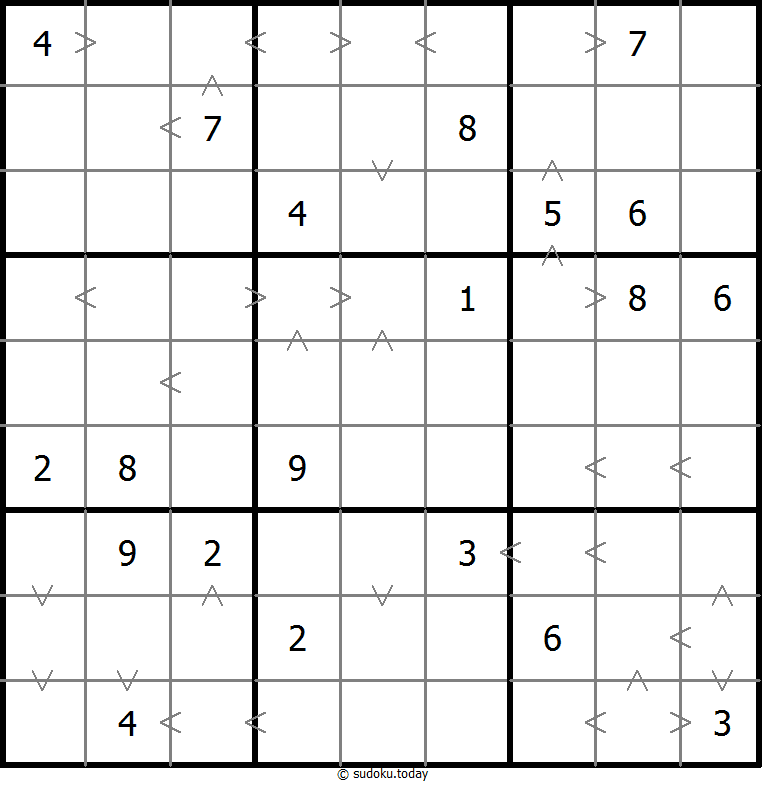 Sudoku de relación de tamaño