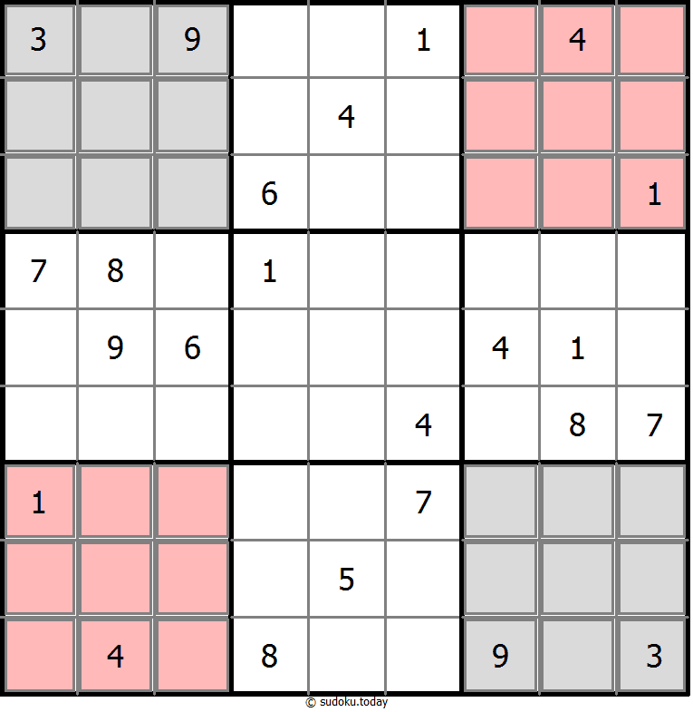 Sudoku espejo #15110