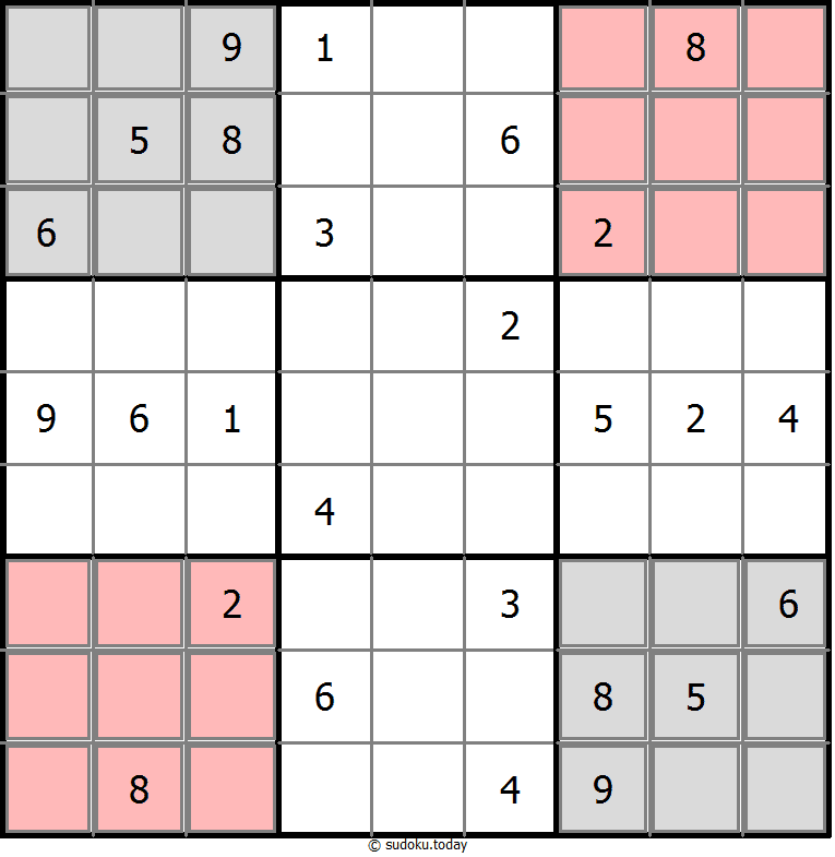 Sudoku espejo #15470