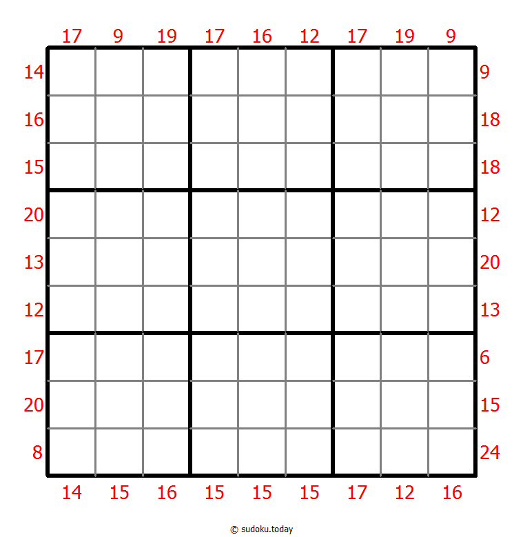 Sudoku suma de borde
