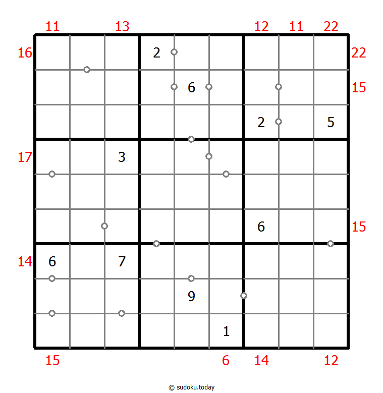 Sudoku combinado (Continuo + Suma de borde)