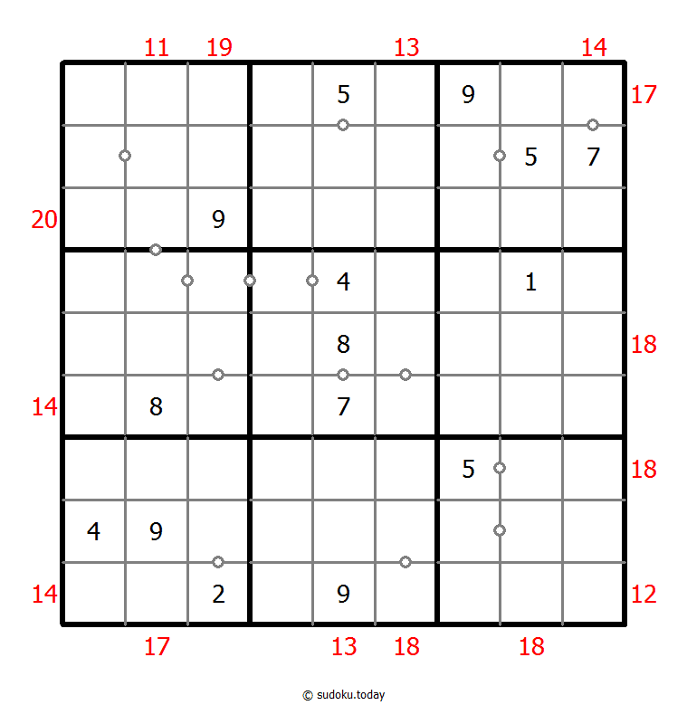 Hybrid Sudoku ( Consecutive Pairs + Sum Frame ) Dia 11 de enero de 2026