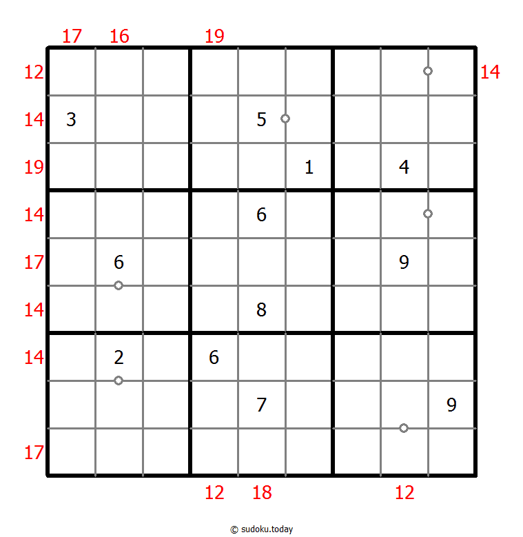 Sudoku combinado (Continuo + Suma de borde)