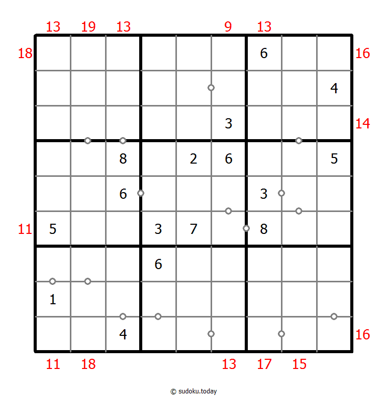 Hybrid Sudoku ( Consecutive Pairs + Sum Frame ) Dia 21 de noviembre de 2025
