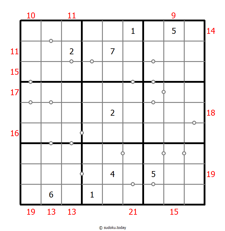 Hybrid Sudoku ( Consecutive Pairs + Sum Frame ) Dia 25 de enero de 2026