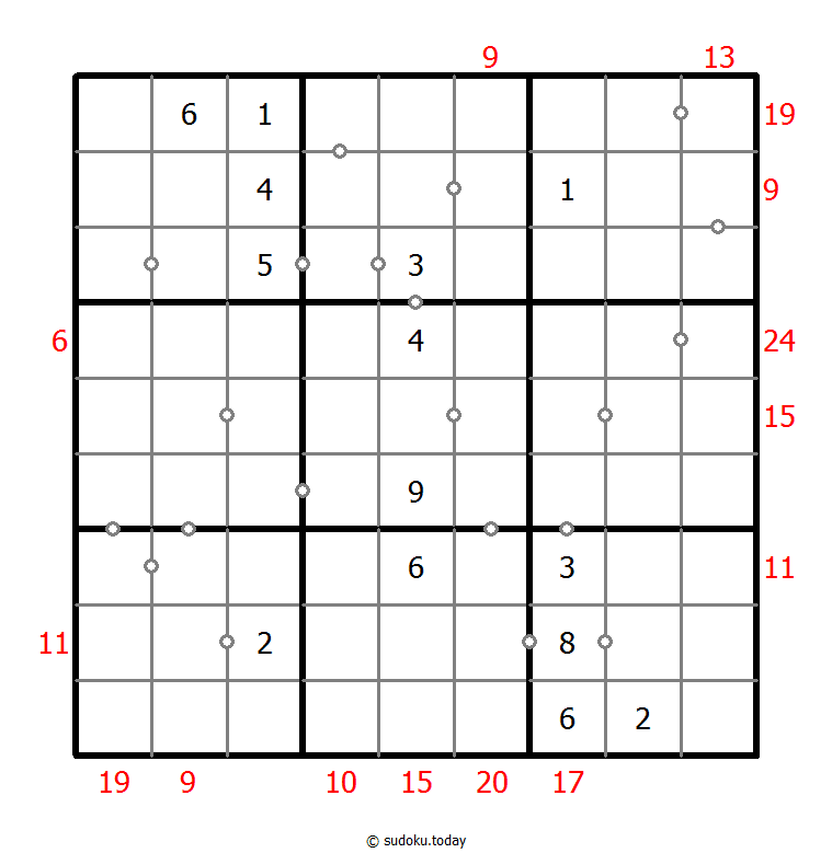 Hybrid Sudoku ( Consecutive Pairs + Sum Frame ) Dia 30 de enero de 2026