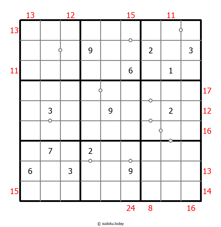 Sudoku combinado (Continuo + Suma de borde)