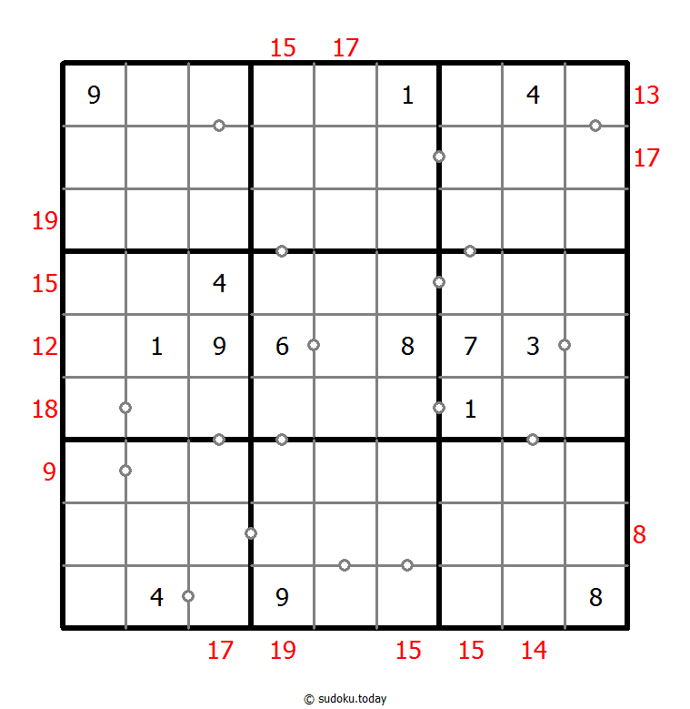 Hybrid Sudoku ( Consecutive Pairs + Sum Frame ) Dia 03 de enero de 2026