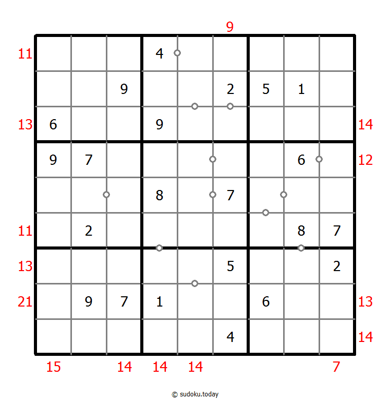 Hybrid Sudoku ( Consecutive Pairs + Sum Frame ) Dia 29 de noviembre de 2025