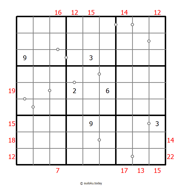 Sudoku combinado (Continuo + Suma de borde)