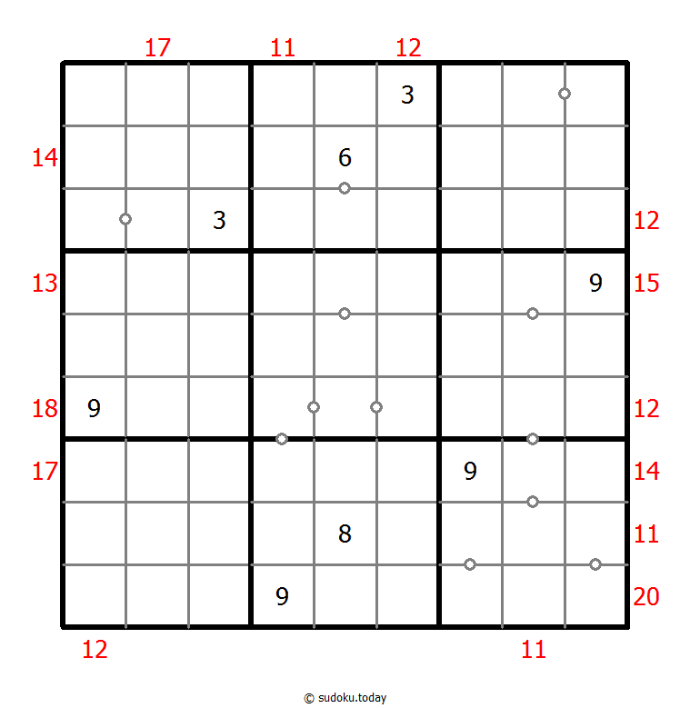 Sudoku combinado (Continuo + Suma de borde)