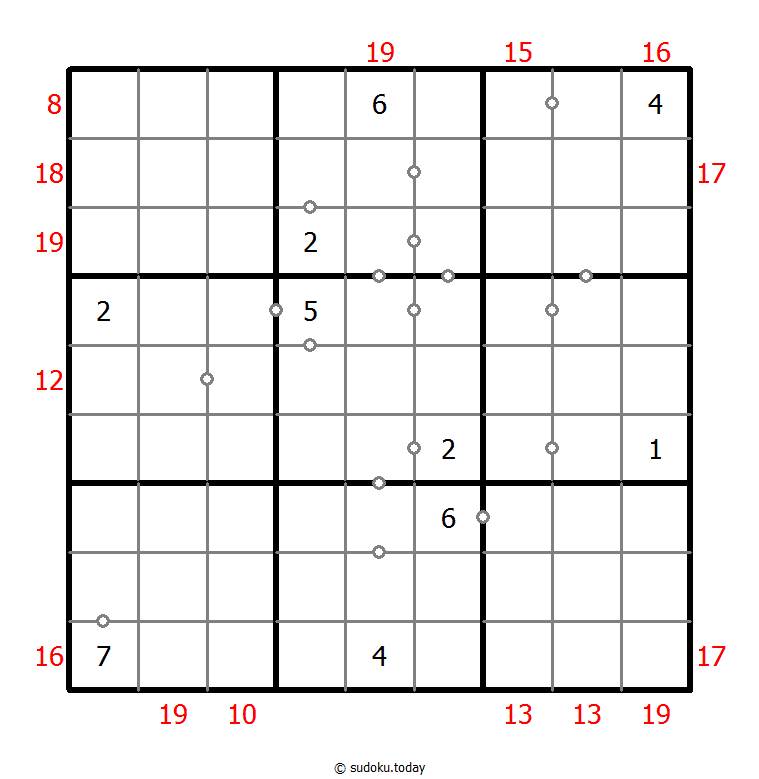Hybrid Sudoku ( Consecutive Pairs + Sum Frame ) Dia 07 de diciembre de 2025
