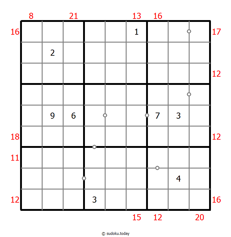 Hybrid Sudoku ( Consecutive Pairs + Sum Frame ) Dia 04 de noviembre de 2025
