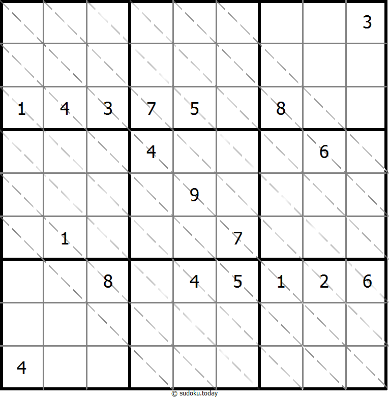 Multi Diagonal Sudoku Dia 02 de noviembre de 2025