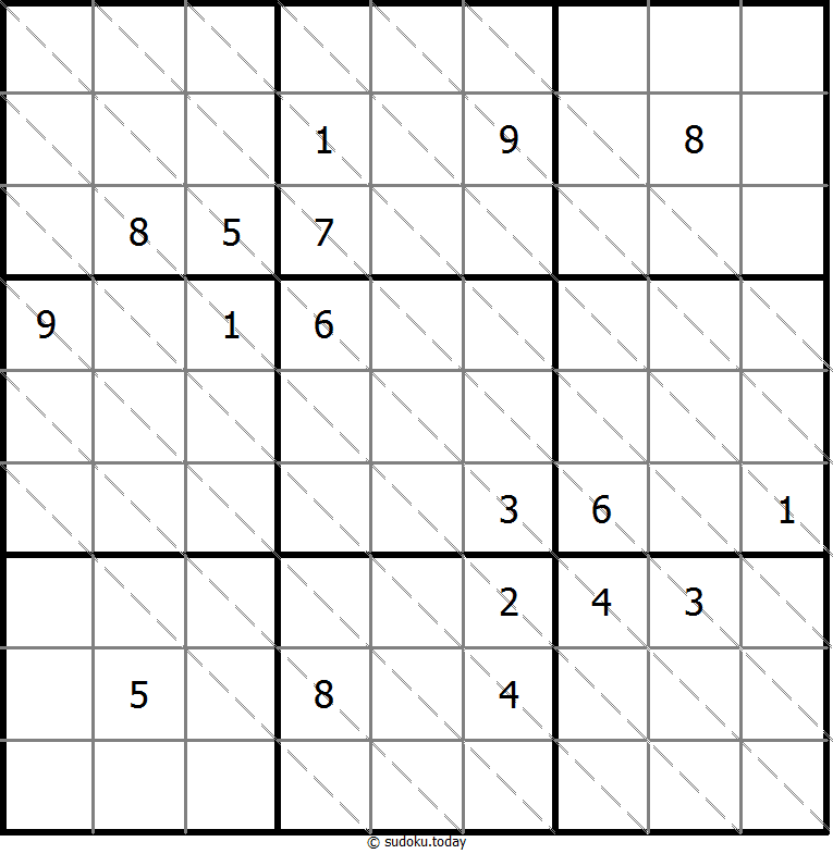 Multi Diagonal Sudoku Dia 18 de noviembre de 2025
