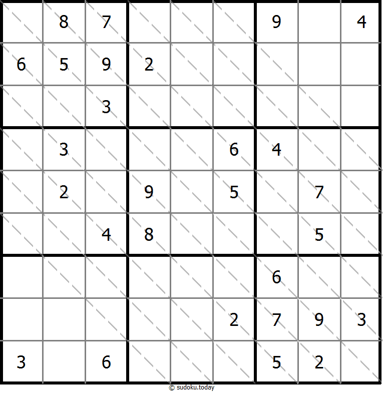 Multi Diagonal Sudoku Dia 30 de octubre de 2025