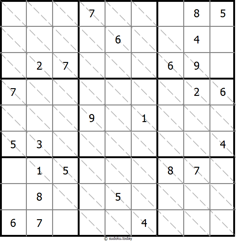 Sudoku de múltiples diagonales