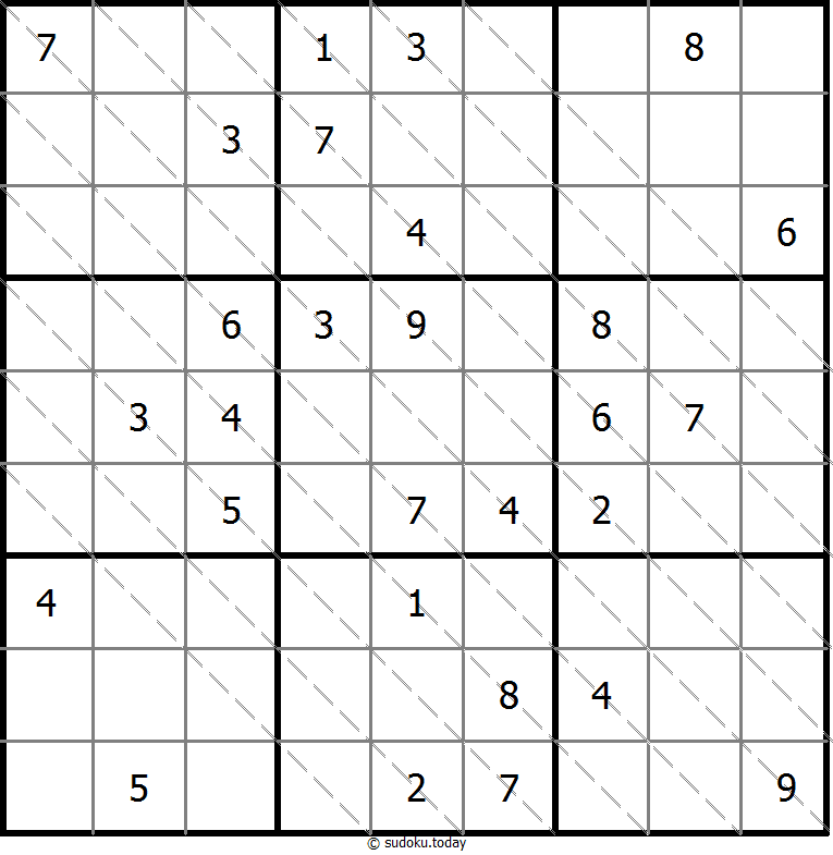 Sudoku de múltiples diagonales