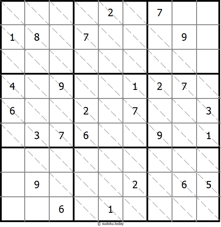 Multi Diagonal Sudoku Dia 29 de octubre de 2025
