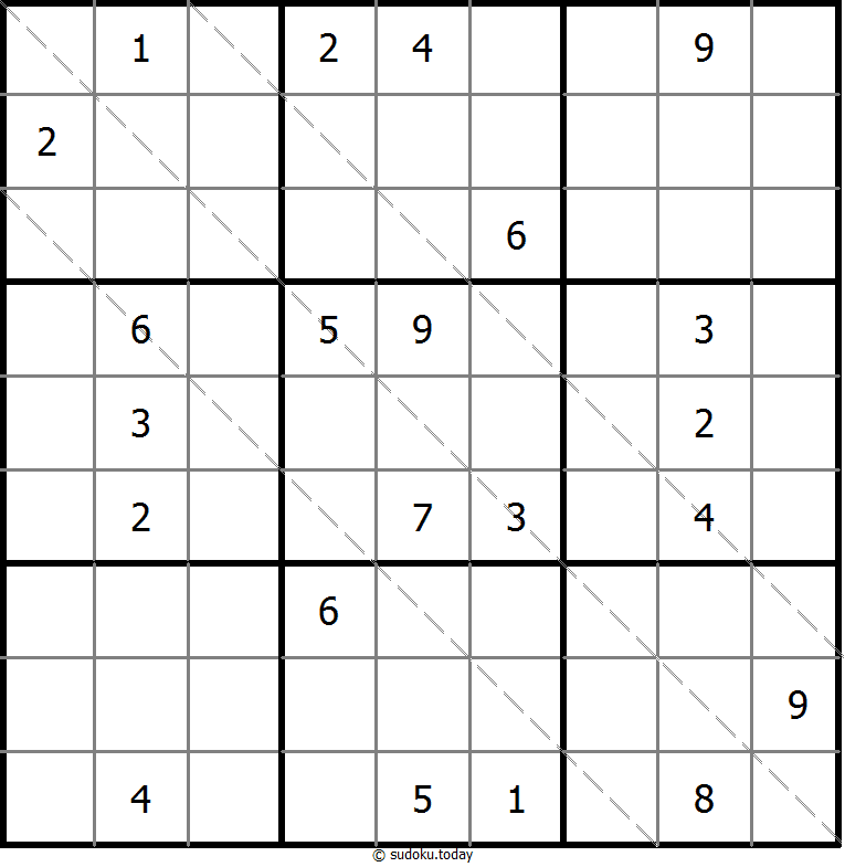 Multi Diagonal Sudoku Dia 28 de octubre de 2025