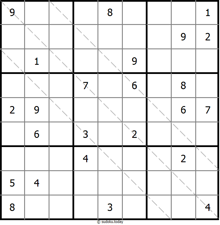 Multi Diagonal Sudoku Dia 16 de noviembre de 2025