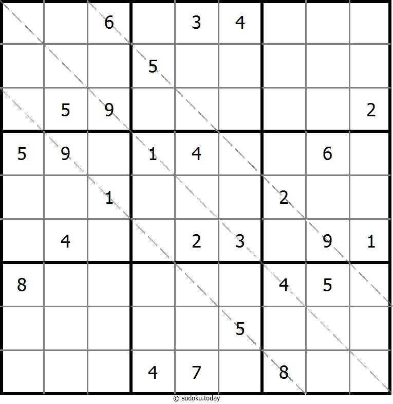 Sudoku de múltiples diagonales
