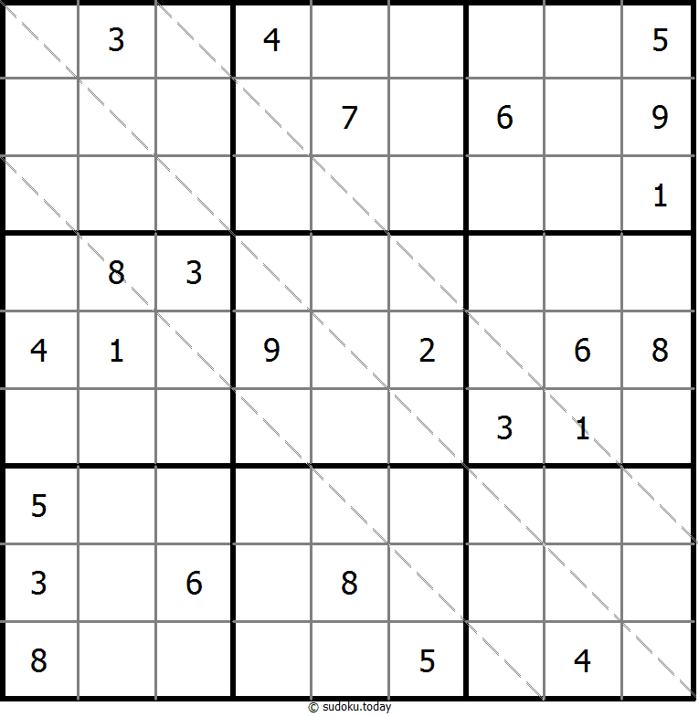 Sudoku de múltiples diagonales