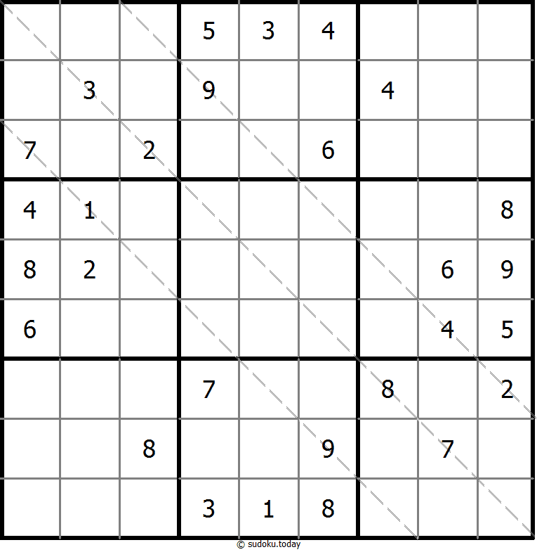 Sudoku de múltiples diagonales