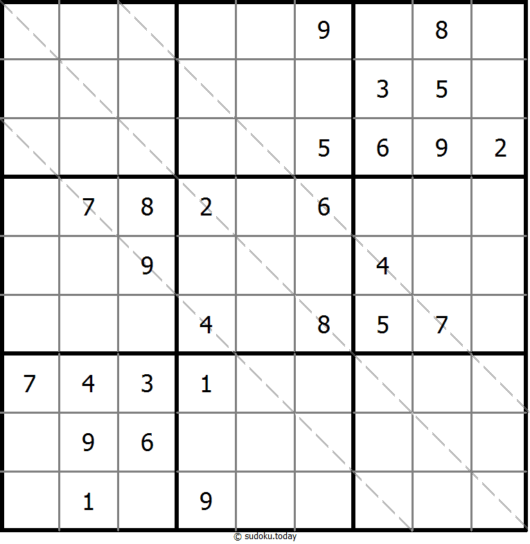 Sudoku de múltiples diagonales