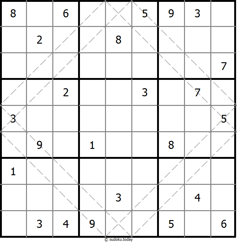 Multi Diagonal Sudoku Dia 03 de noviembre de 2025