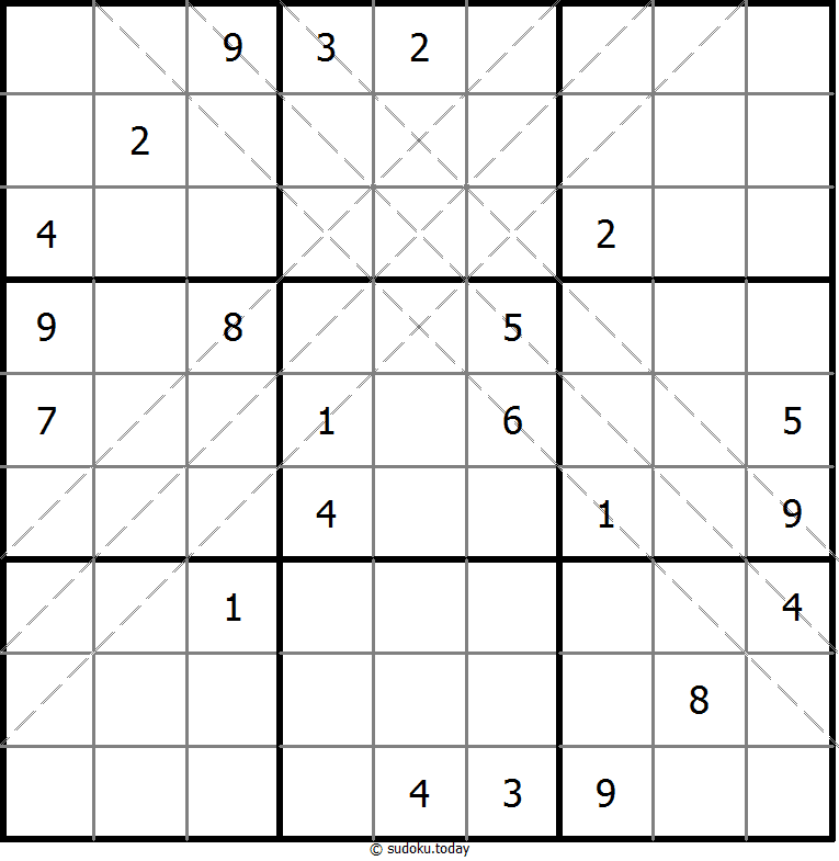 Multi Diagonal Sudoku Dia 10 de noviembre de 2025