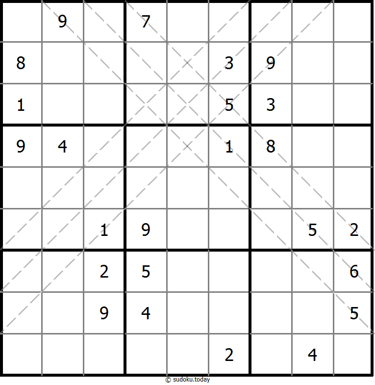Multi Diagonal Sudoku Dia 05 de noviembre de 2025