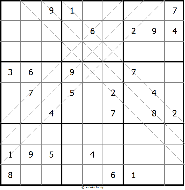 Sudoku de múltiples diagonales