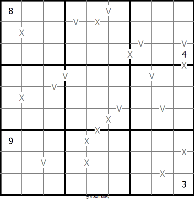 Sudoku XV (totalmente marcado)