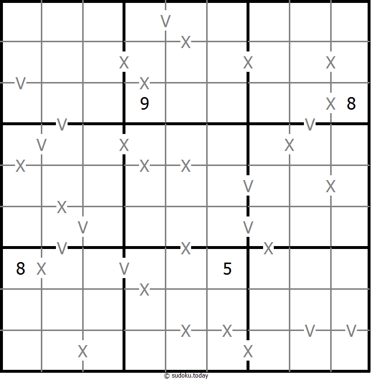 Sudoku XV (totalmente marcado)